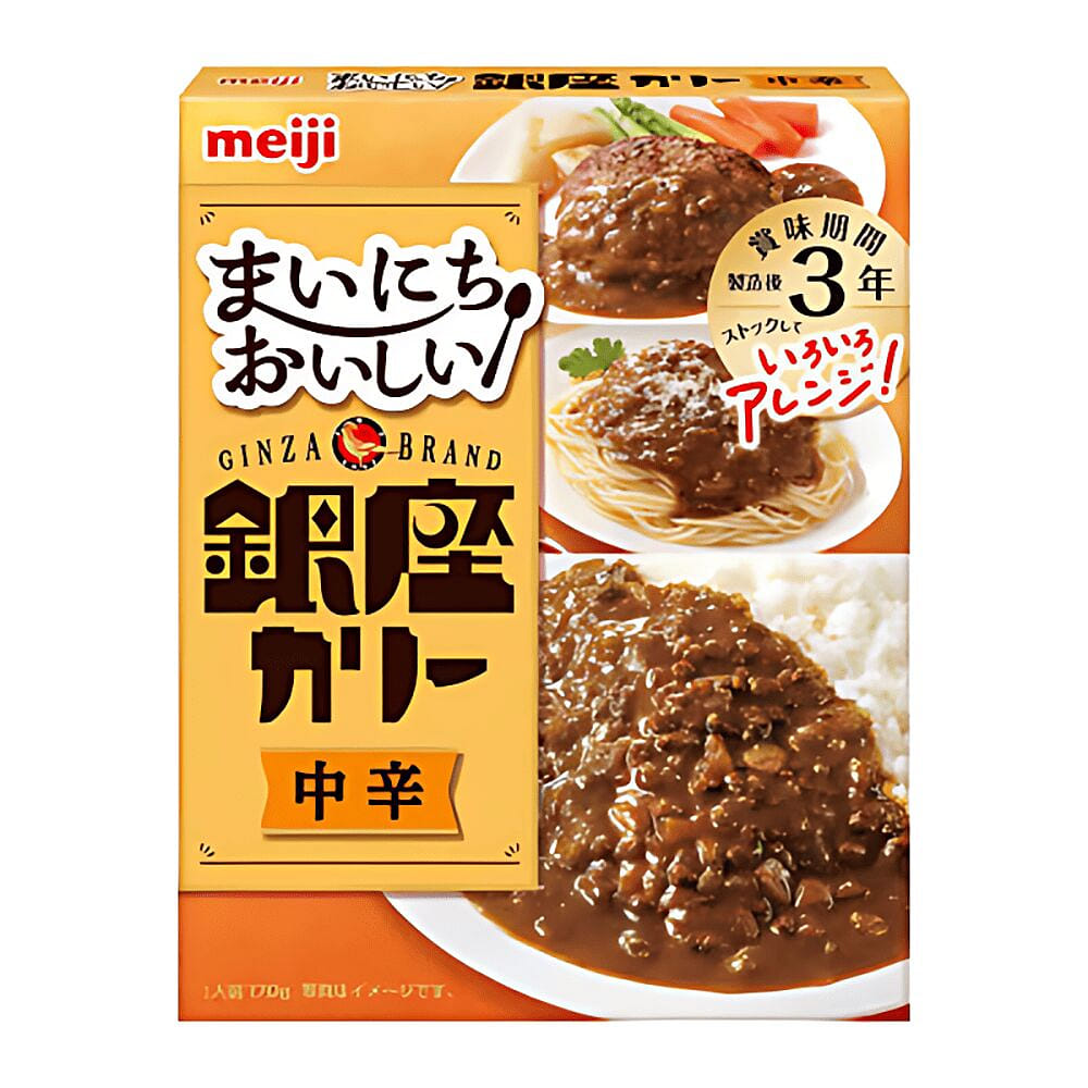 Meiji Ginza Curry Instant Sauce Medium Spicy 170g 1 개입
