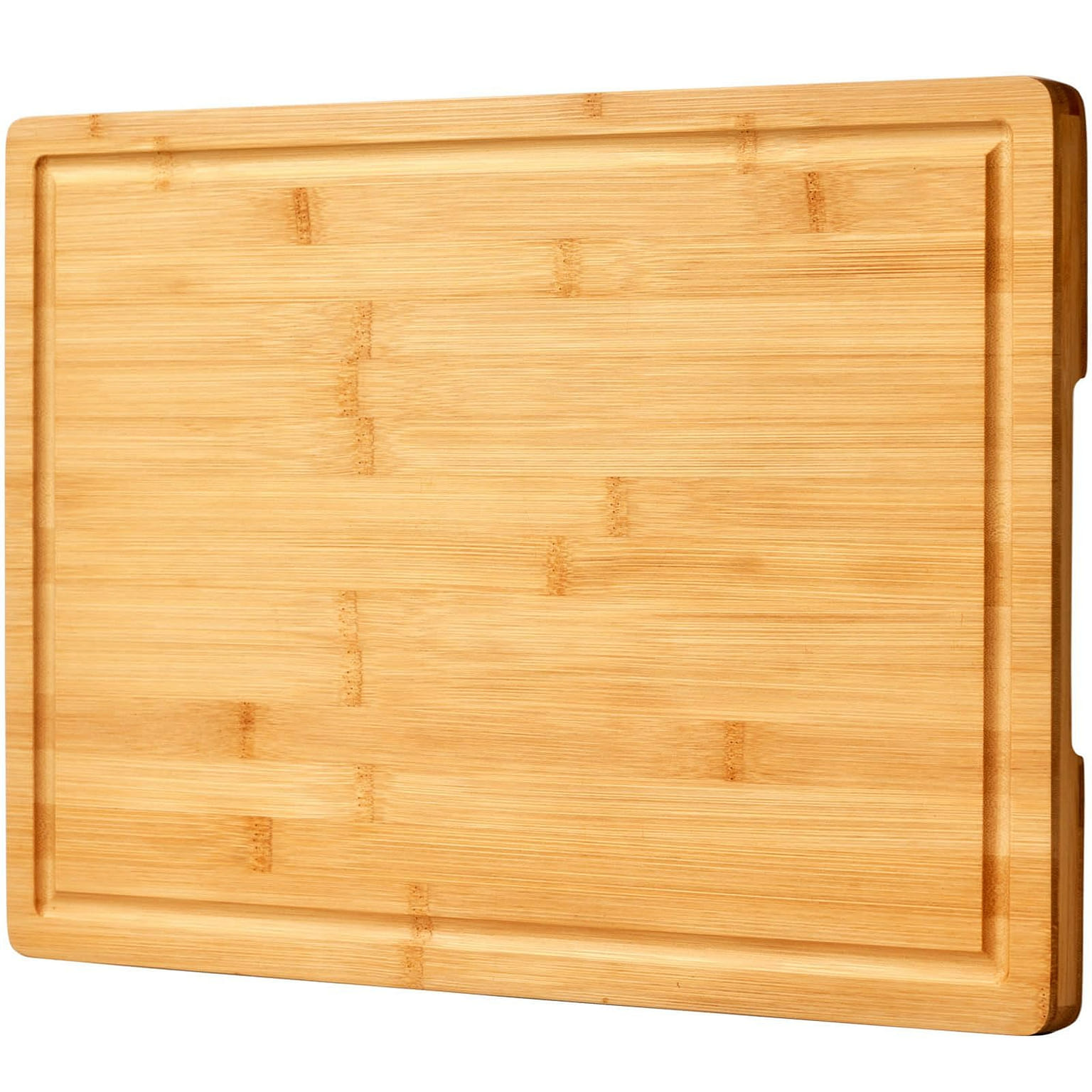 Bamboo Cutting Board for Kitchen, 18" Large Wood Charcuterie Cheese Board 18"X12 1 ส่วน