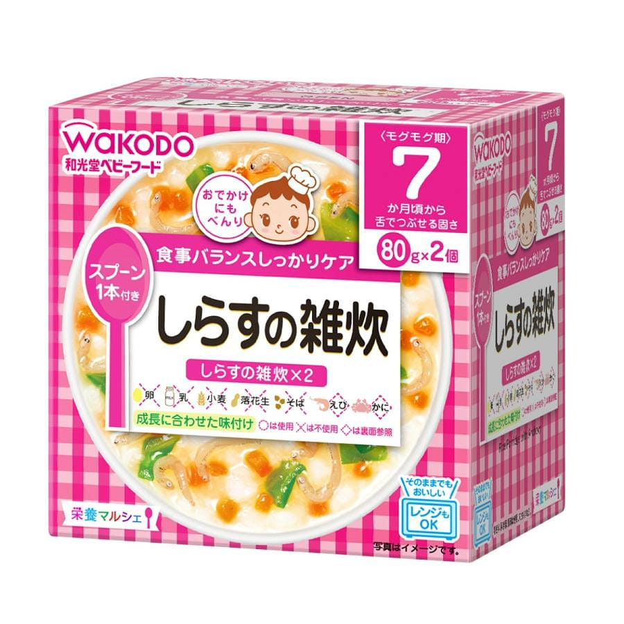 Wakodo Nutrition Marche Shirasu Rice Porridge 160 g