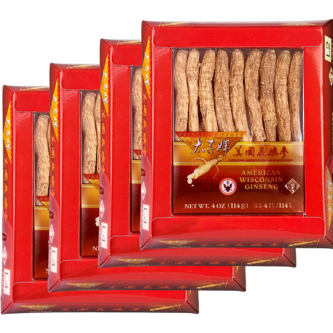 POP American Ginseng Medium Roots(L2) 4oz x 4boxes 1 개