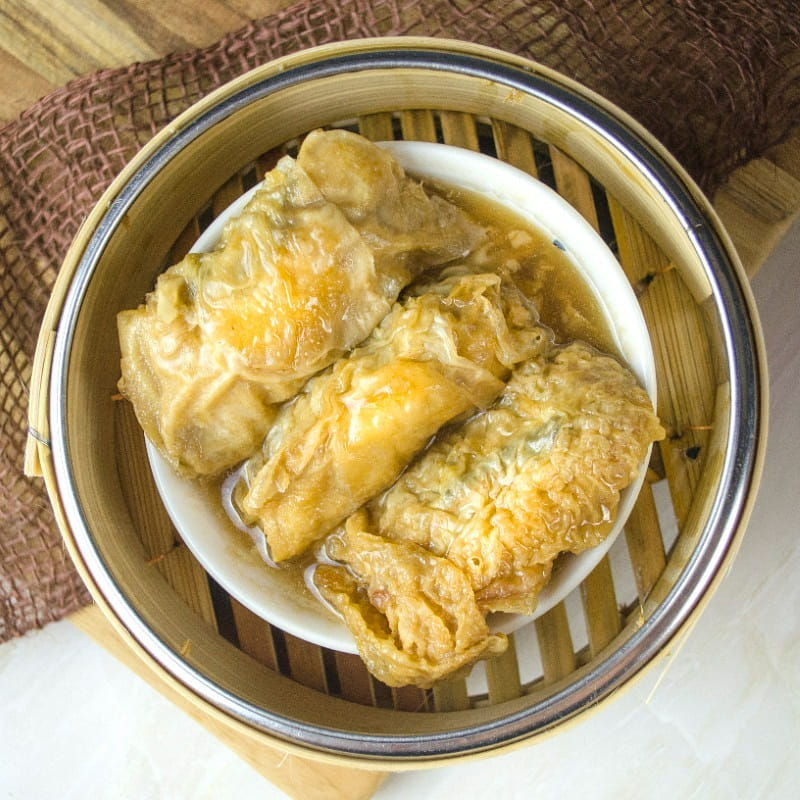 Steamed Bean Curd Rolls 4 count