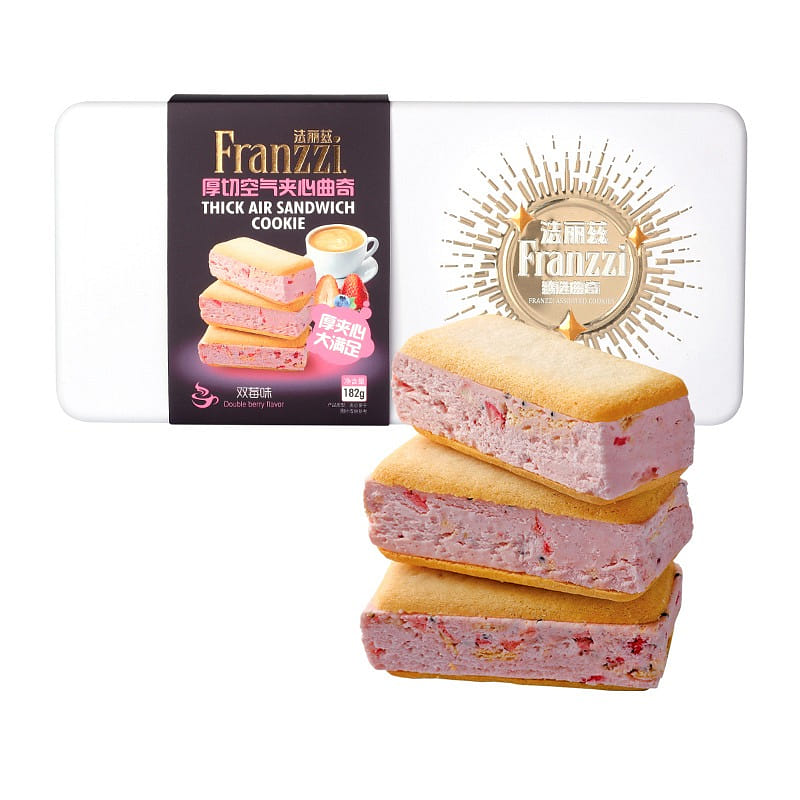 Fariz Double Berry Thick-Cut Sandwich Cookies 182g 182 g