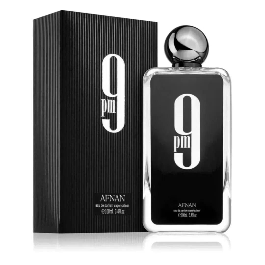 Afnan 9 PM Eau de Parfum Spray for Men 3.4 Fl Oz 1 pack