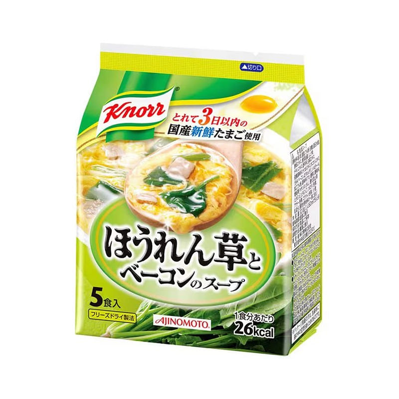 Ajinomoto Spinach Bacon Egg Drop Soup 5 bags 1 개