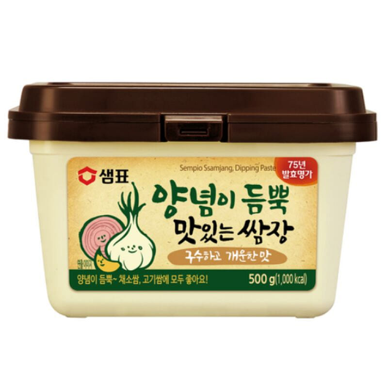 [한국 직배송] 샘표 양념이 듬뿍 맛있는 쌈장 500g, 1개 500 그램