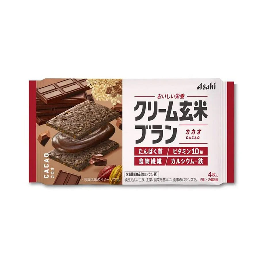 ASAHI Coco Black Rice Sandwich Biscuits 2bags/ 1 個