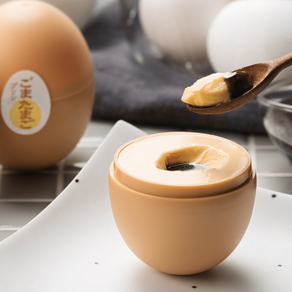 GINZA TAMAYA Tokyo Tamago Black Sesame Caramel Pudding Flavor Chocolate Egg 1 개입