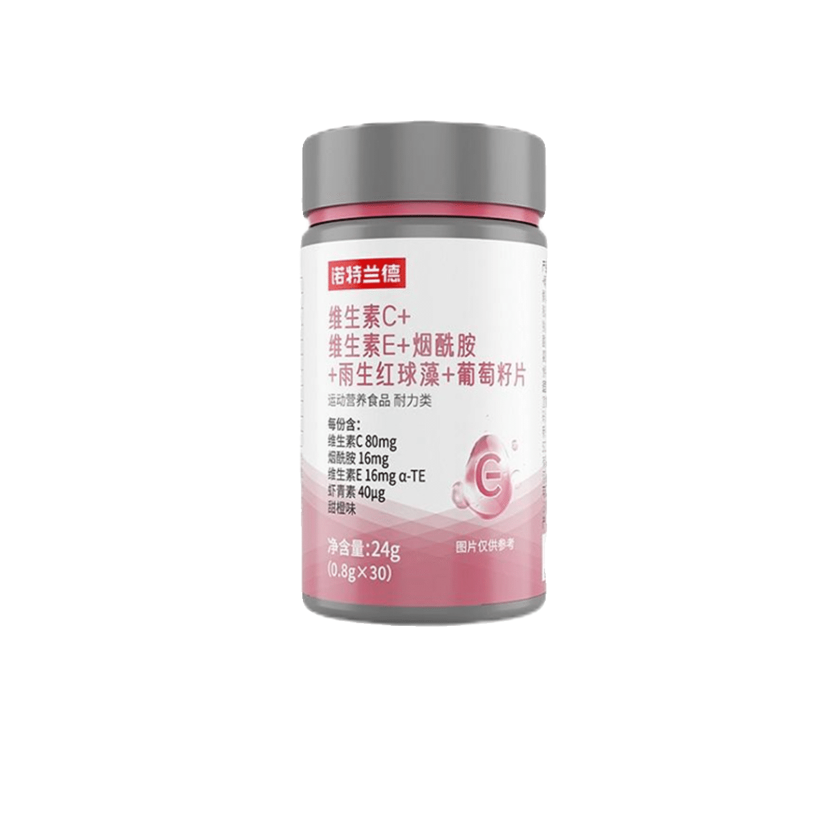 VitaminC&E Niacinamide Haematococcus pluvialis Grape Seed Astaxanthin 30tablets 1 ส่วน