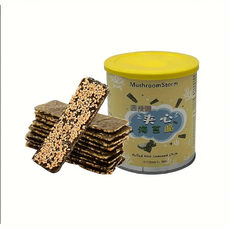 Seaweed Sandwich Snack-Puffed Rice Flavor,Discount 80 g