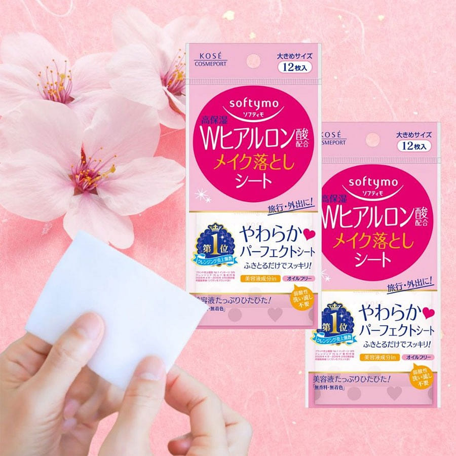 Kose Softymo Makeup Remover Sheet 12pcs 2 개
