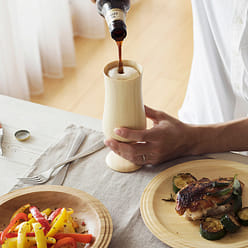 RIVERET 竹制啤酒杯　白色 1 份