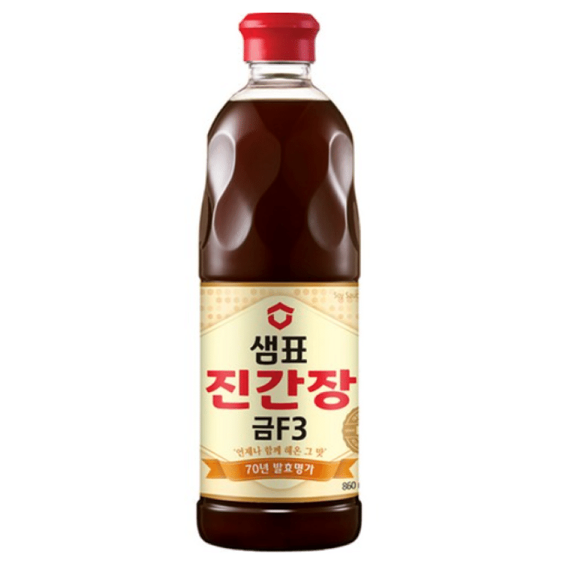 [Korea Direct ] Sampyo jin soy sauce gold F3 860ml, 1 bottle 860 มิลลิลิตร