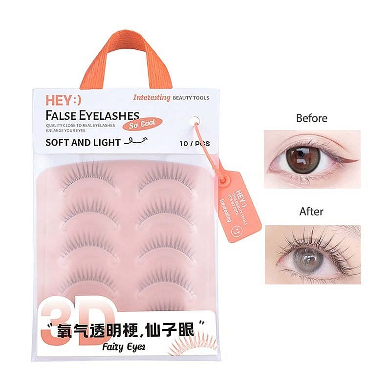 Natural Long Eyelash On An Invisible Soft Band 1 팩