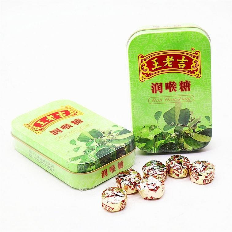 Wang Lao Ji Herbal Candy(Run Hou Tang) 56g 56 กรัม