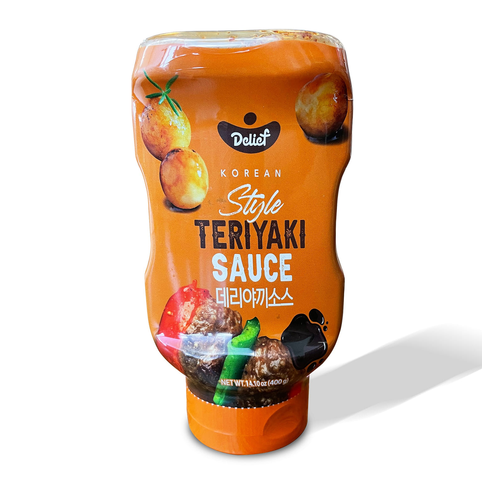 DELIEF Korean Style Teriyaki Sauce - Tasty and Sweet, Dip Drizzle or Marinate 400 กรัม