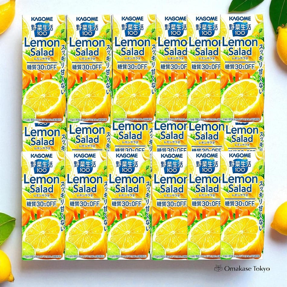 Kagome Veggie Drink 100 Lemon Salad 24 Bottles 5250 กรัม