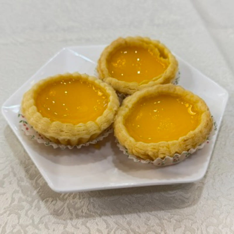 Baked Egg Tarts 3pc 3 count
