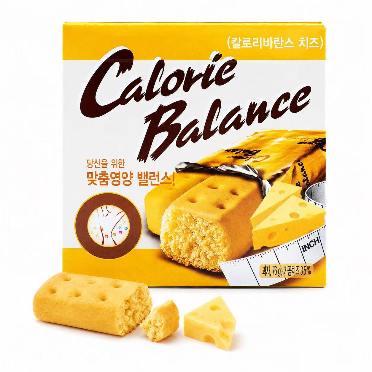 Haitai Rich Spicy Cheese Compressed Biscuits 76g 1 box