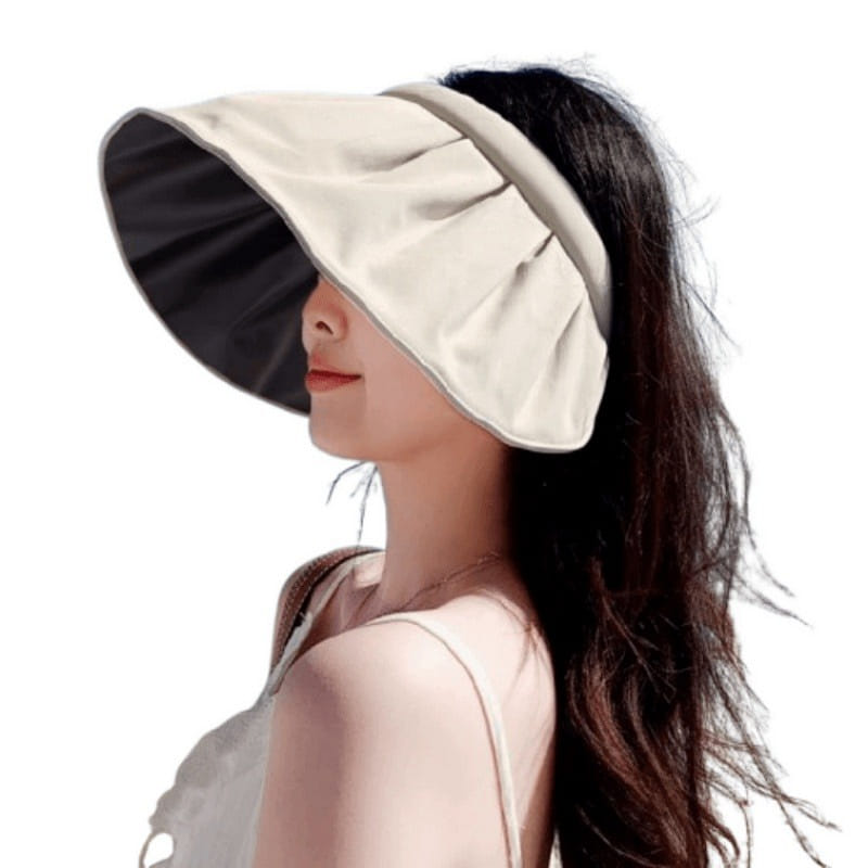 upf50+ UV protection hollow top sun visor shell ha 1 each