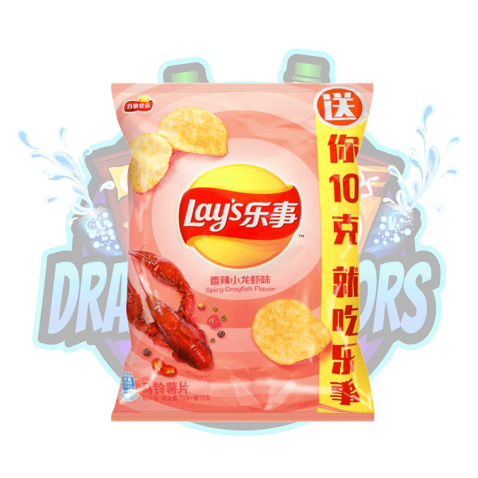 Lay's Spicy Crayfish Chips 80 그램
