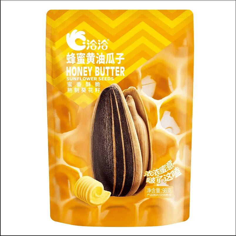 Honey Butter Flavored Sunflower Seeds 98g*1 Bag 98 g