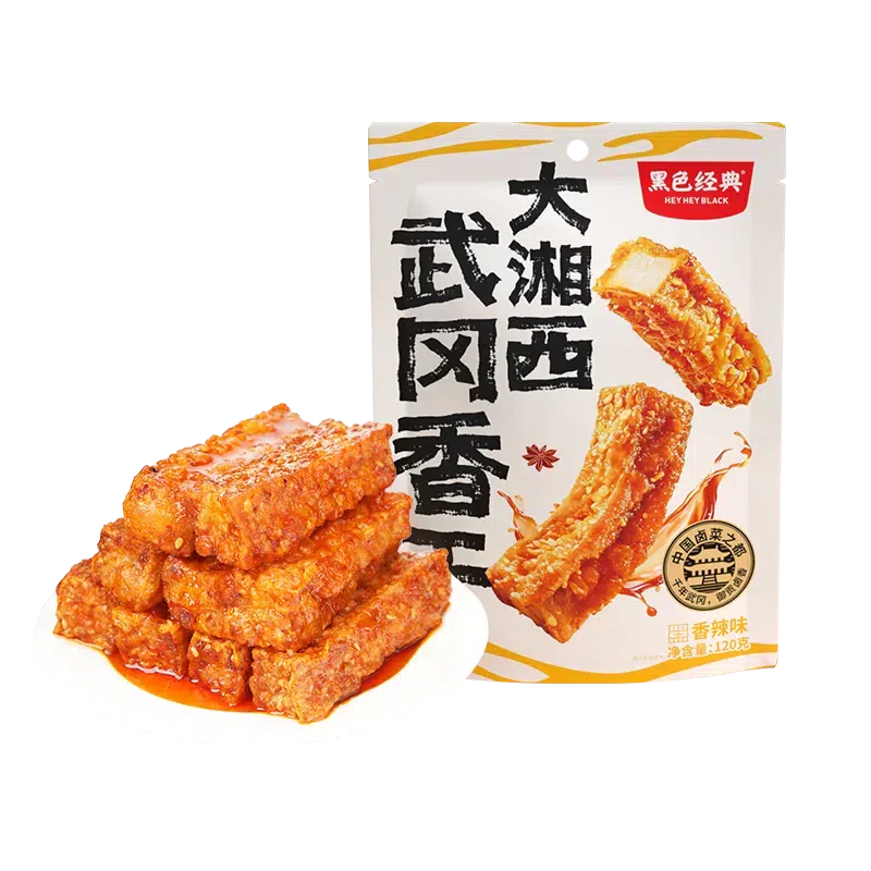 Black Classic Wugang Spicy Tofu Snack 120g 120 g