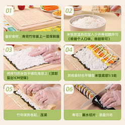 Hanada Bear Sushi Seaweed 10 pieces/bag 1 case