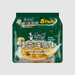 Mushroom & Chicken Instant Noodle Soup 5 Packs500g 1 each