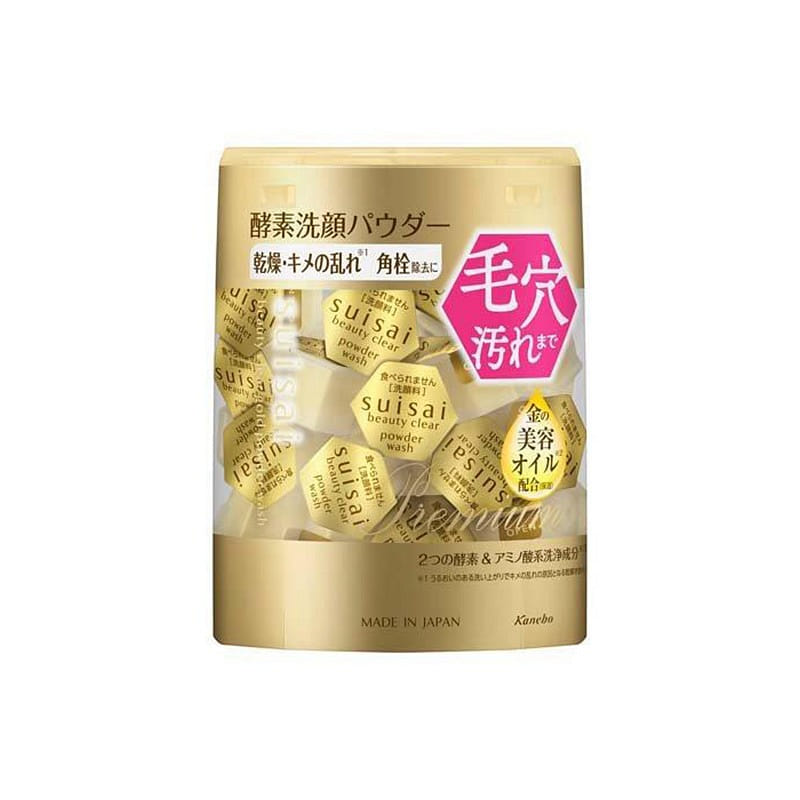KANEBO SUISAI BEAUTY CLEAR GOLD POWDER WASH 32 pcs 1 each