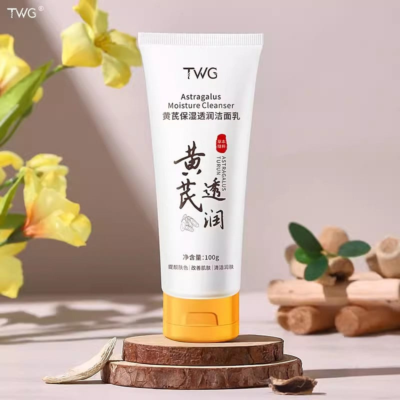 Astragalus Facial Wash Moisturizing Cleansing Amino Acid Cleanser 100g 100 กรัม