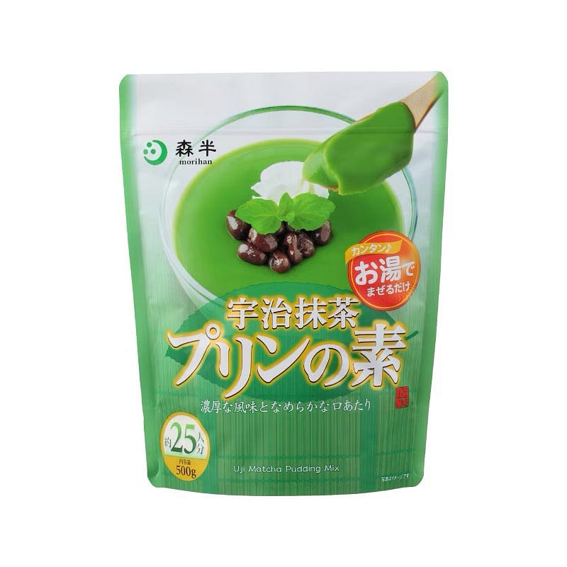 Morihan Uji Matcha Pudding Mix 500g 1 each