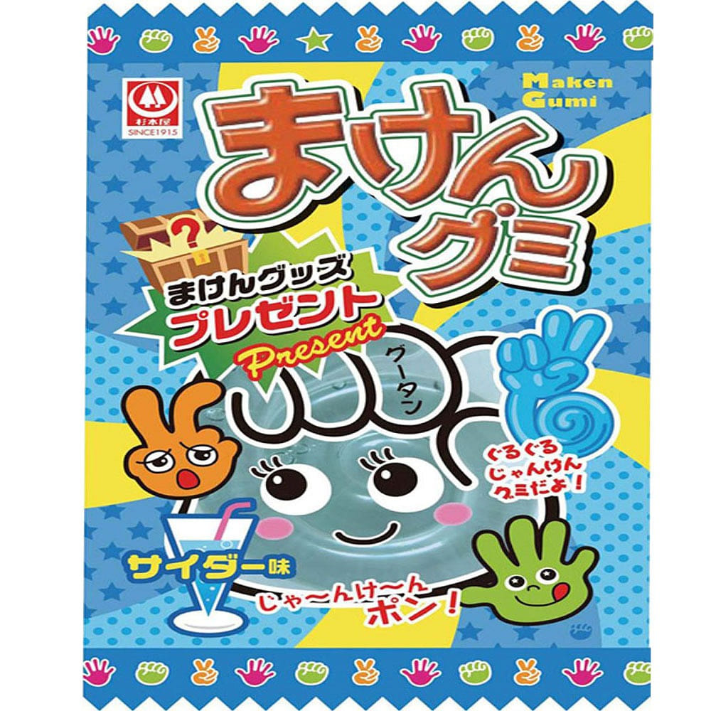 Sugimotoya Maken Gummy Cider Flavor 15g 1 each
