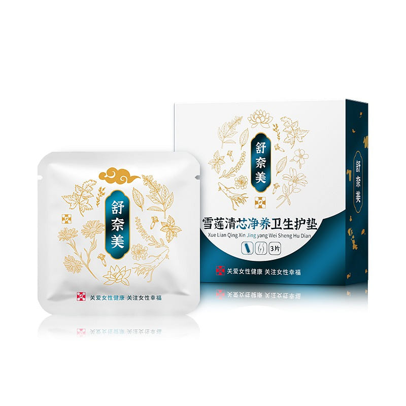 Snow Lotus 3-Piece Feminine Care Pads for Intimate 1 pack