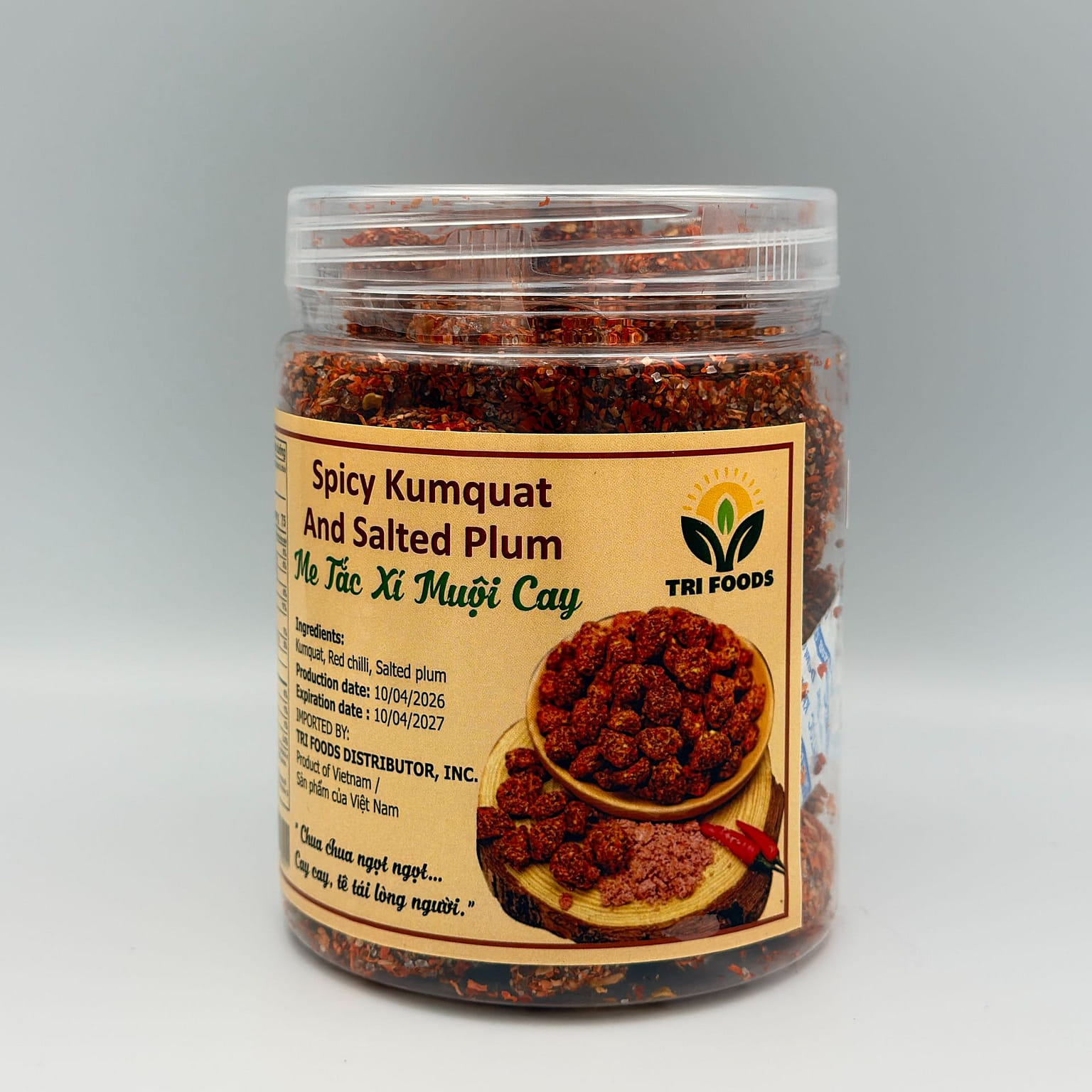 Spicy Kumquat and Salted Plum 1 bottle