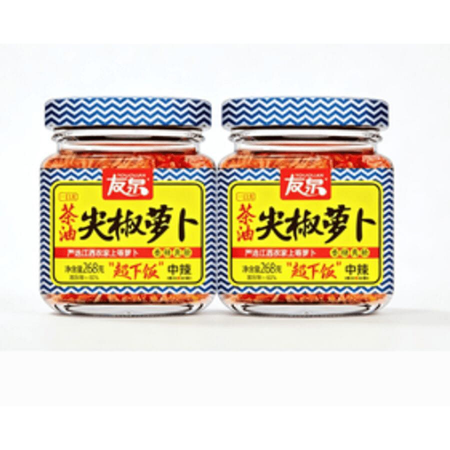 Youquan Jiangxi specialty tea oil pepper radish 268 g
