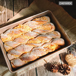 chefmade金色13寸不粘深款长方形烤盘 1 份