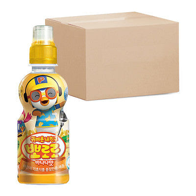 Paldo Pororo Banana Flavored Drink Milk 7.95 oz pack of 24 1 개