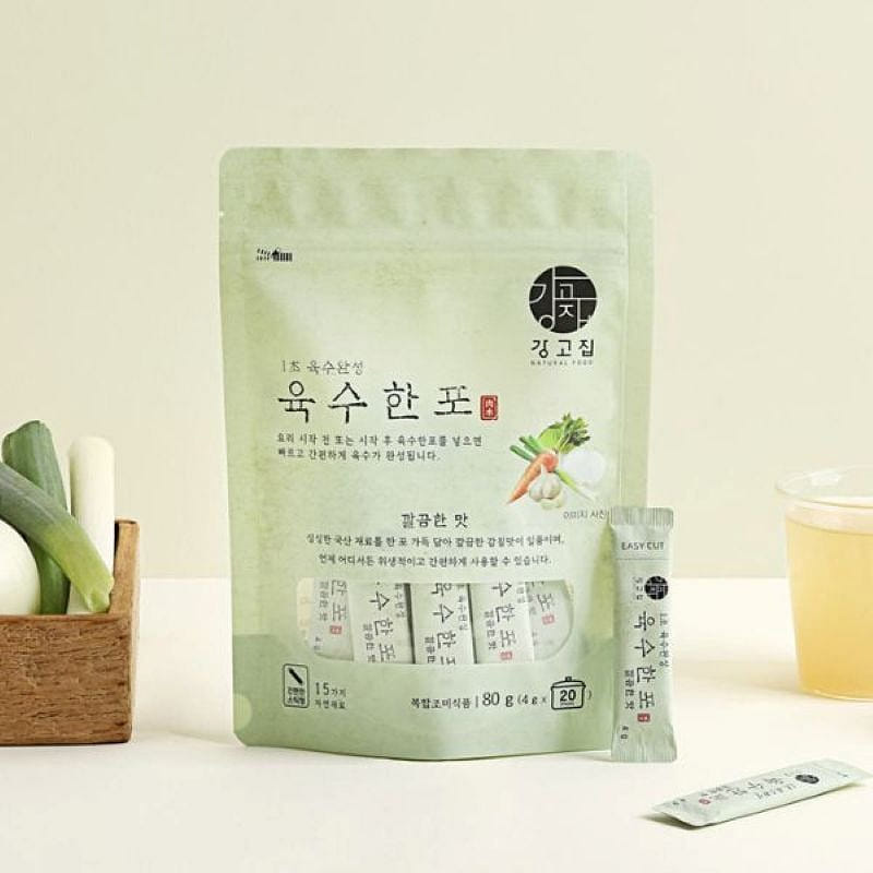 강고집 육수한포 - 깔끔한 맛 (4g x 20포) 4 그램