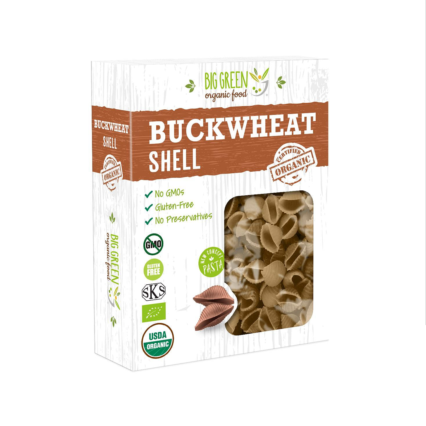 New Concept Organic Buckwheat Shell 8.8 oz