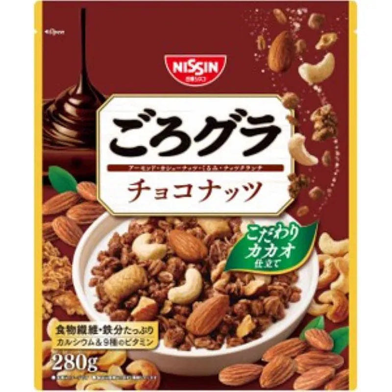 Nissin Cisco Choco Nut Granola 280g 1 each