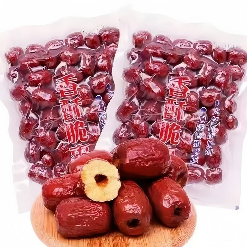 Xinjiang Seedless Crispy Sweet Dates 80g*3 bags 240 g