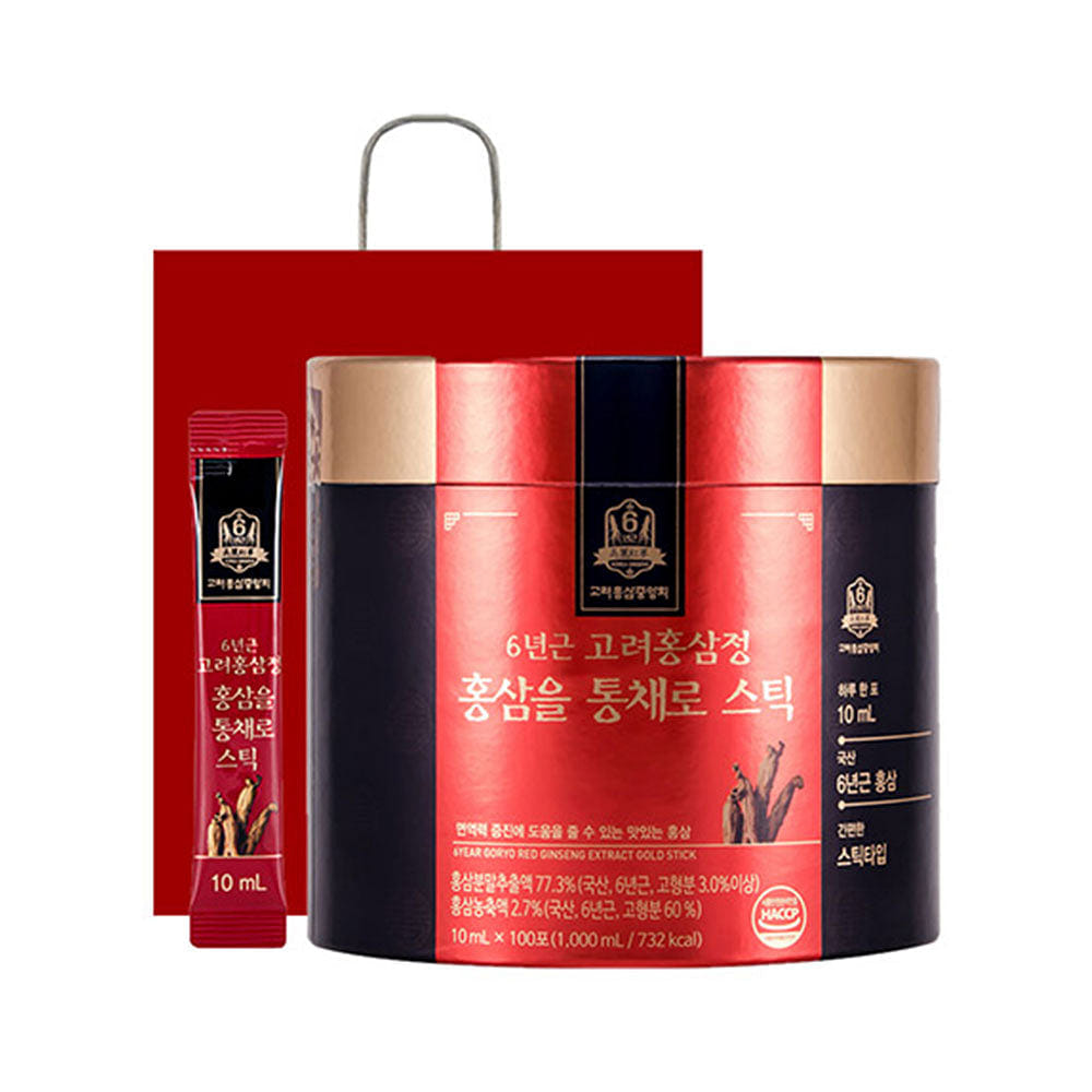 6 Year Goryo Red Ginseng Whole Red Ginseng Stick 100p 1000 ml