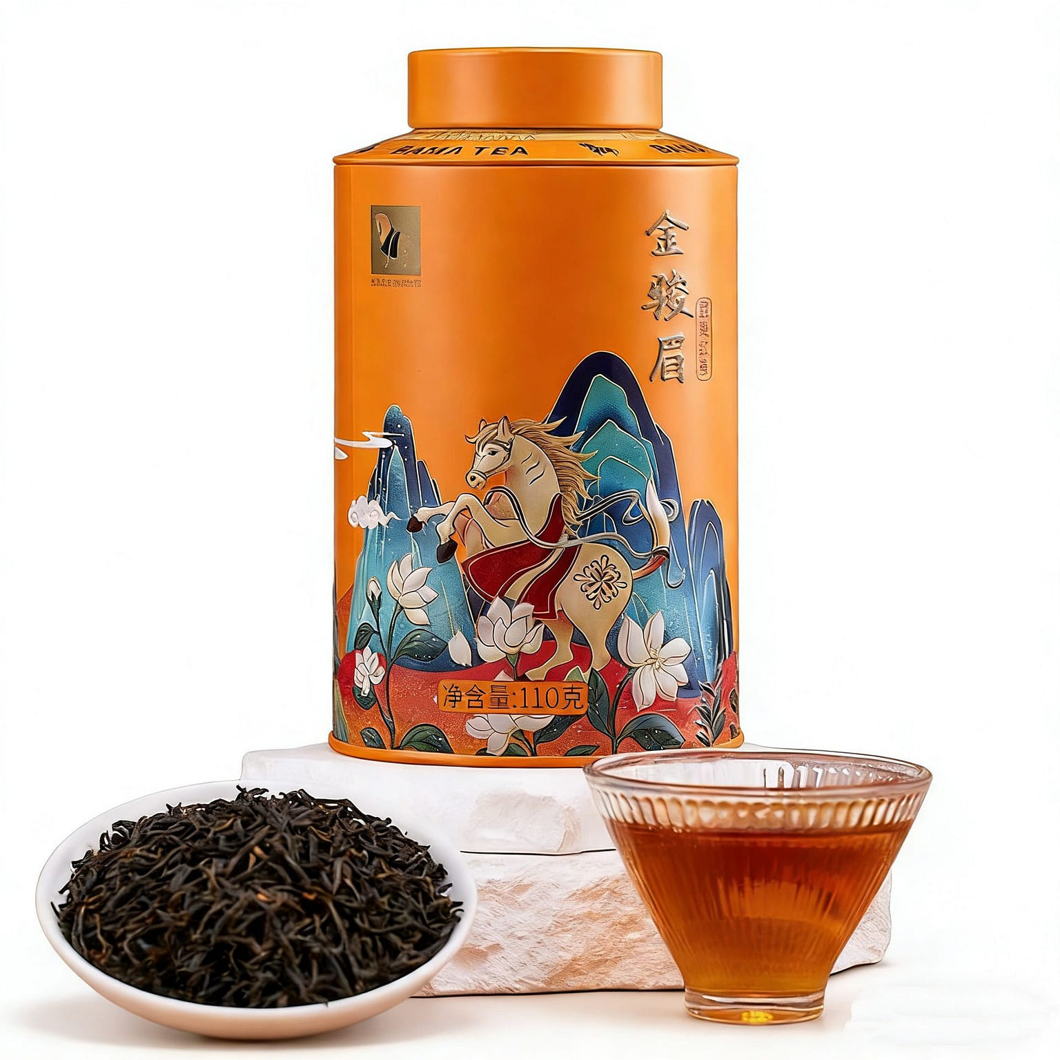 Wuyi Mountain Hongcha Jin Jun Mei Black Tea Leaves 110 g*3 cans