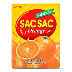 Lotte Sac Sac Orange Juice with Pulp 238 ml*12 cans