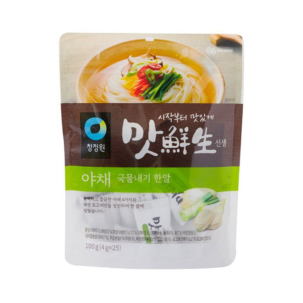 청정원 맛선생 야채 국물내기 한알 100 그램