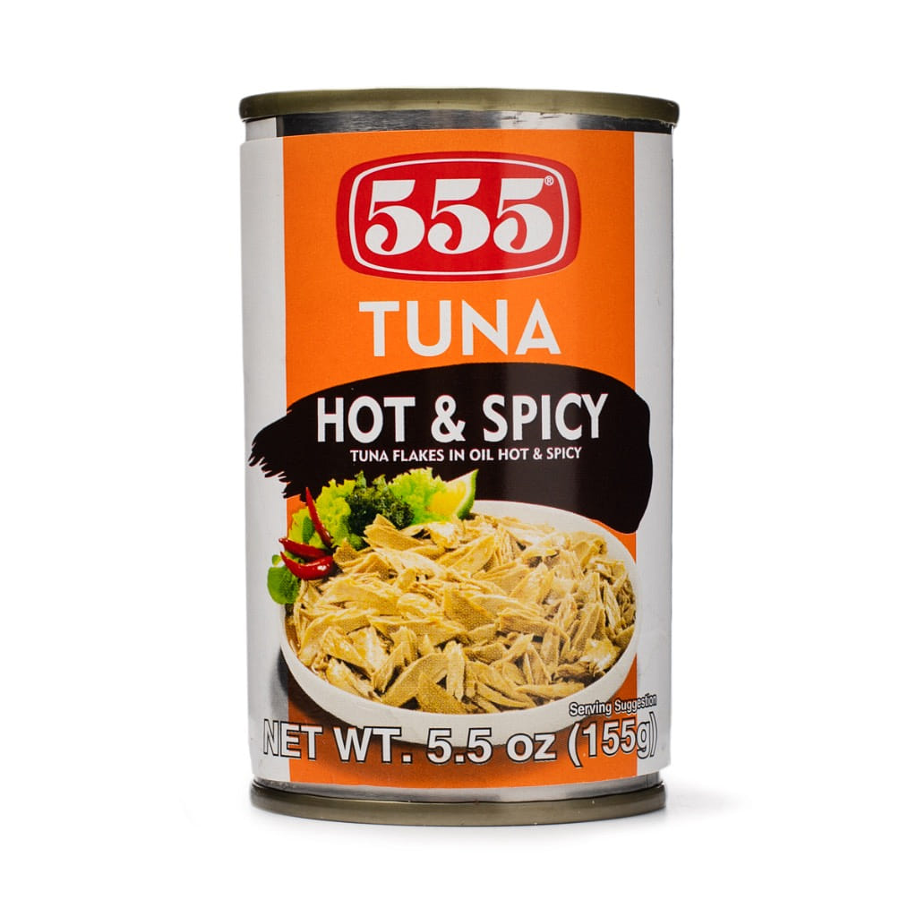 555 참치 대두유 오일캔 매운맛 5.5 온스