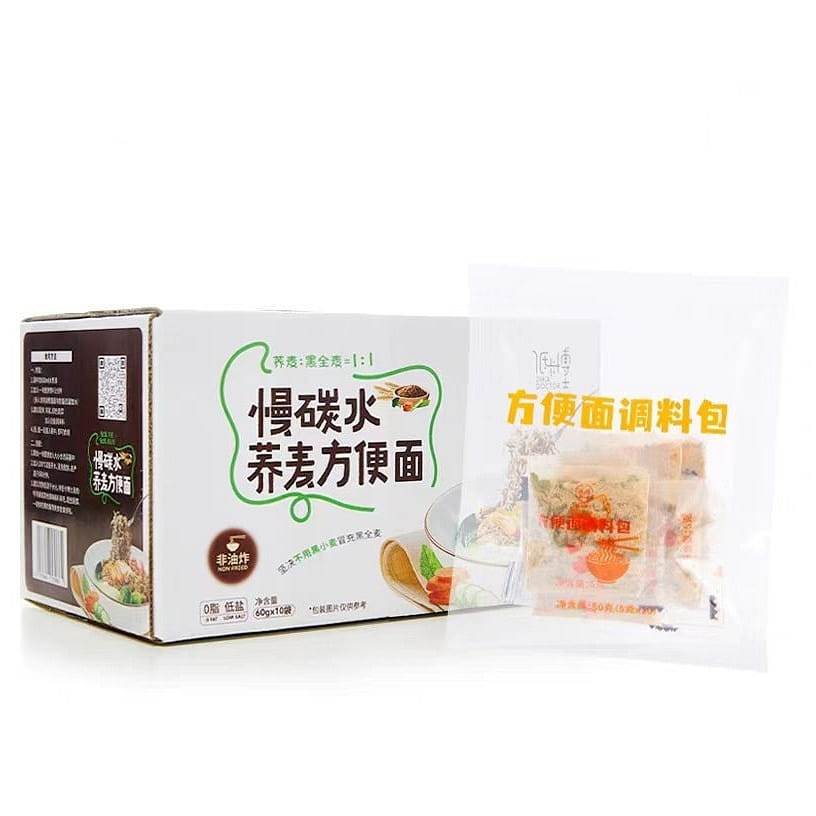 Slow carbohydrate buckwheat noodles 60g*10 bags 600 กรัม