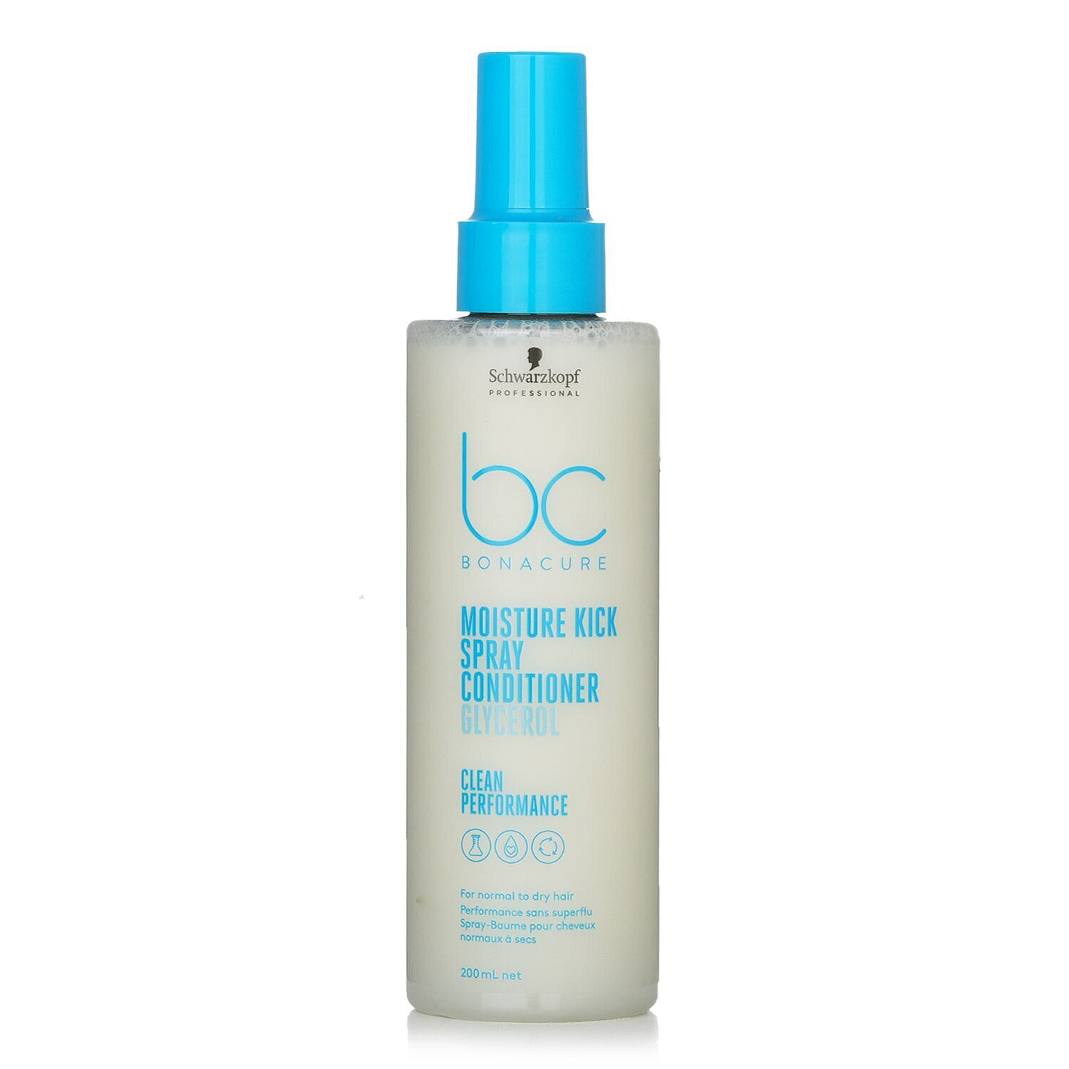 Schwarzkopf BC Moisture Kick Spray Conditioner Glycerol (For Normal To Dry Hair) 200ml/6.76oz 200 ml(ミリリットル)