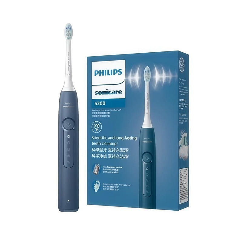 Get Philips - Sonic Electric Toothbrush HX5181 (Blue) Delivered