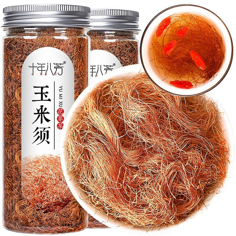 十年八芳 玉米鬚正品農家手工熬夜水腫搭配桑葉茶養生茶罐裝（15g/罐，一罐裝） 15 克